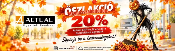 ACTUAL őszi akció!