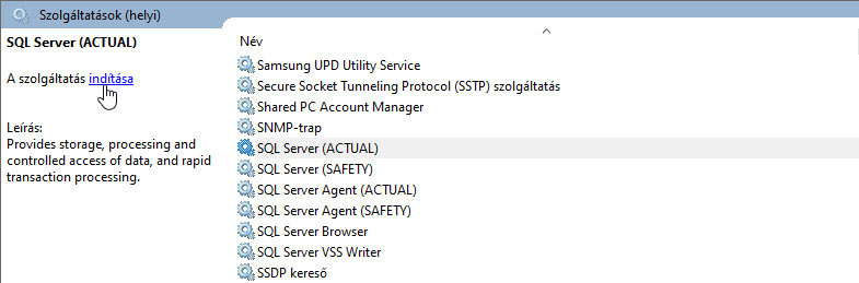 Hogyan tudom szükség esetén újraindítani az SQL szervert - 02