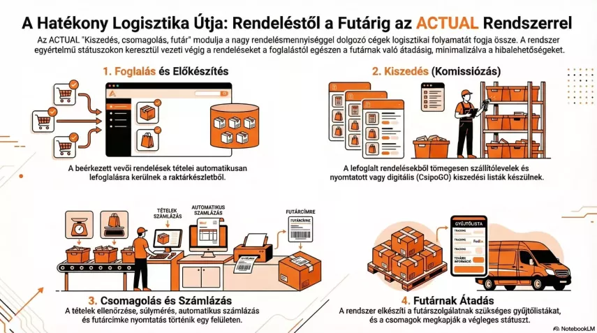 Kiszedés-csomagolás infografika