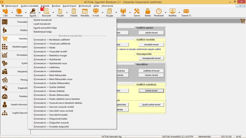 Egyedi azonosító kezelés