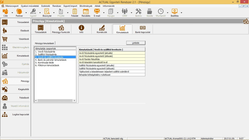 Pénzügyi levelezés