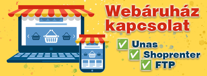 Webáruház modul