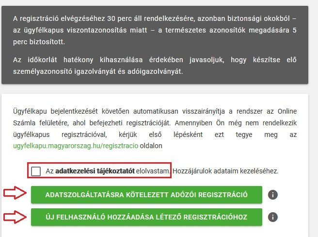 Második cég regisztrációja - 2